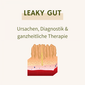 Cover des Webinars Leaky Gut - Ursachen, Diagnostik & ganzheitliche Therapi