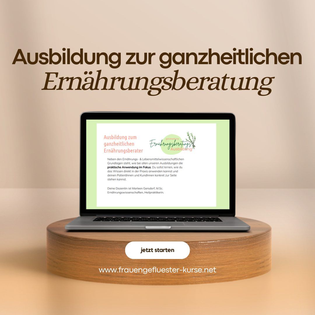 Ausbildung in ganzheitlicher Ernährungsberatung 5-Jahres-Zugriff