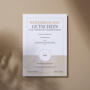 Weiterbildungsgutscheine für Mitarbeiter